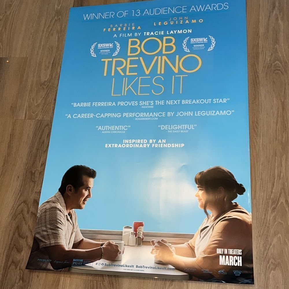 Bob Trevino Likes it Comedy Theatre Movie poster Barbie Ferreira John Leguizamo